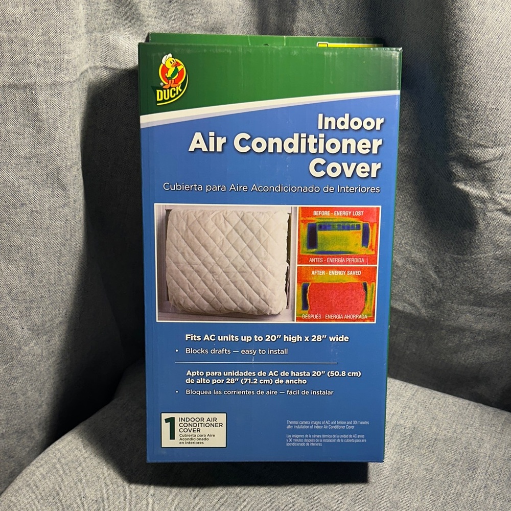 Indoor Air Conditioner Cover - Gray